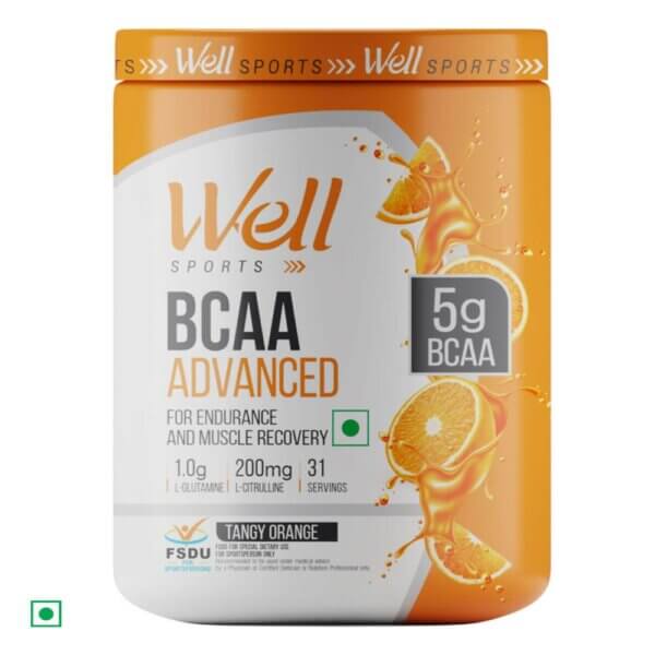 Well Sports BCAA Advanced Tangy Orange