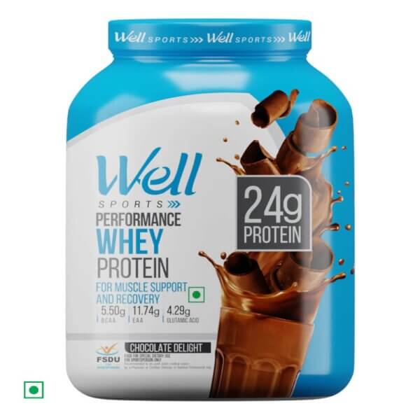 Well Sports Performance Whey Protein Chocolate Delight